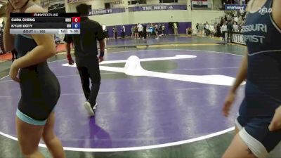 160 lbs Champ. Round 1 - Cara Cheng, Missouri Baptist University vs Kylie Doty, Upper Iowa