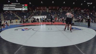 285 lbs Semifinal - Austin Cummings, Indiana Tech vs Jourdan Godwin, Lindsey Wilson (Ky.)