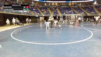 125 lbs Consy 1 - Gage Ryer, Pine Richland vs Chase Kuzma, Corry