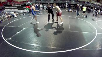 220 lbs Champ. Round 1 - Brenden Wieneke, Neligh Oakdale vs Collin Melrose, Junior Titans Wrestling Club