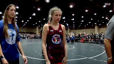 92 lbs Round 2 (4 Team) - Sophie Newton, Patriots WC White vs Ava Westenbarger, Mat Clash Beast Mode