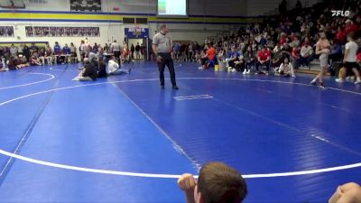 106 lbs 5th Place Match - Sladen Shover, West Delaware, Manchester vs Quinn Harris, Dallas Center-Grimes