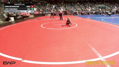 46 lbs Consi Of 16 #2 - Zane Eichenauer, Tough N Technical Wrestling Club vs Loki Camarena, SoCal Hammers