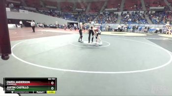 6A-113 lbs Cons. Round 2 - Owen Anderson, Clackamas vs Justin Castillo, Tualatin