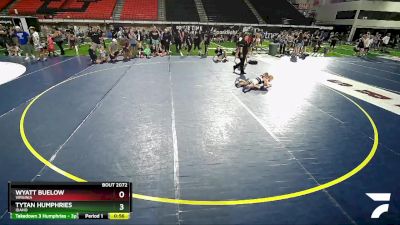 58 lbs Quarterfinal - Wyatt Buelow, Virginia vs Tytan Humphries, Idaho