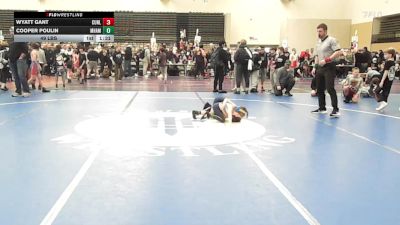 49 lbs Rr Rnd 4 - Wyatt Gant, Cunliffes Corner Black - ESC vs Cooper Poulin, Maine Hammahs - ESC