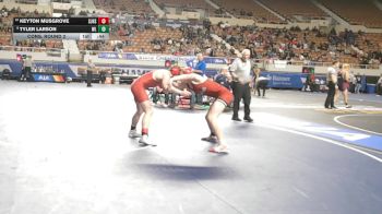 140-D4 Cons. Round 2 - Keyton Musgrove, St. Johns High School vs Tyler Larson, Willcox High School