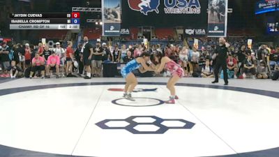 115 lbs Champ. Rd Of 16 - Jaydin Cuevas, Colorado vs Isabella Crompton, Michigan