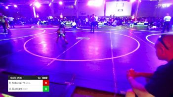 58 lbs Round Of 32 - Richard Schirner V, Arvada West vs Uriah Guebara, Maize WC