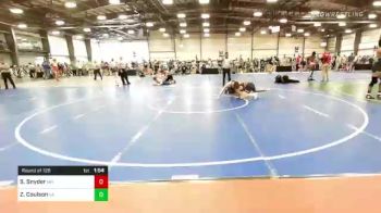 152 lbs Round Of 128 - Simon Snyder, MN vs Zachary Coulson, VA