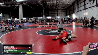 138 lbs Round 5 (6 Team) - Isaiah Sekutera, RAW vs Griffin Keipe, GREAT NECK WC - GOLD