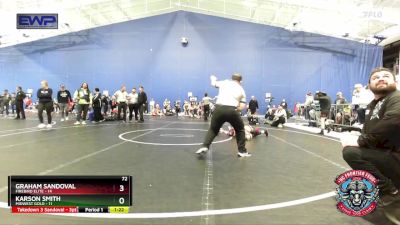 72 lbs Placement (4 Team) - Graham Sandoval, Firebird Elite vs Karson Smith, Midwest Gold