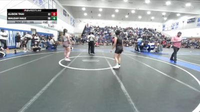 140 lbs Champ. Round 3 - Julianne Cimarusti, West Covina vs Sophia Gonzales, Pioneer Valley