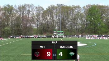 Replay: MIT vs Babson | May 3 @ 1 PM