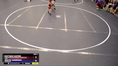 53 lbs Round 1 - Matthew Huffer, Coon Rapids Mat Bandits Wrestling Club vs Huxtin Anderson, Minnesota