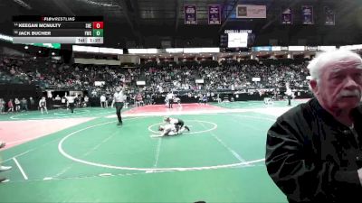 100 lbs Champ. Round 2 - Jack Bucher, FWC2 vs Keegan McNulty, SHE1