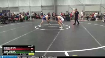 145 lbs Round 1 (8 Team) - Carson Smith, Tennessee vs Cade Warbis, North Dakota Red