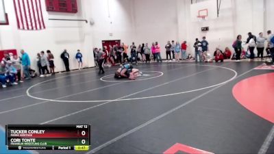 190 lbs Champ. Round 1 - CORI TONTE, Franklin Wrestling Club vs Tucker Conley, Parke Heritage