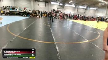 132 lbs Champ. Round 1 - Sawyer Blomquist, Ralston Valley vs Ryko Kristiansen, Cheyenne Mountain