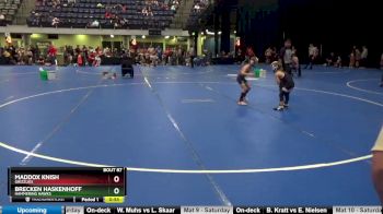 55 lbs Round 5 - Maddox Knish, Grizzlies vs Brecken Haskenhoff, Hammering Hawks