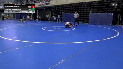 105 lbs Quarterfinal - Connor Cannon, Boyertown vs Carter McKernan, Elmira