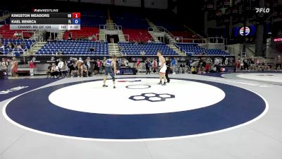 132 lbs Champ. Rd Of 128 - Kingston Meadors, OR vs Kael Seneca, FL