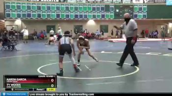 120 lbs Champ. Round 1 - Ty Woods, Saint Augustine vs Aaron Garcia, Sierra Vista