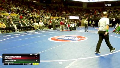 150 Class 2 lbs 5th Place Match - Caden McLallen, Plattsburg vs Gage Gross, Ste. Genevieve