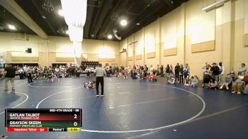 88 lbs Quarterfinal - Gatlan Talbot, Aniciete Training Club vs Grayson Skeem, Fremont Wrestling Club