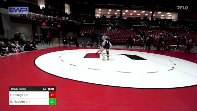 110 lbs Consolation - Lydia Suniga, Tulsa Union Girls vs Brooklynn Huggins, El Reno High School Girls