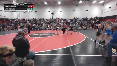 49-53 lbs Round 2 - Max Howard, Berlin vs Carlee Brehm, Conemaugh Township