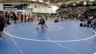 160 lbs 1st Place Match - Credence Schmidt, Fusion vs Braylyn Smith, Sherman Challengers