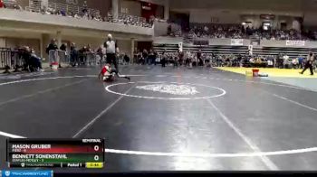 55 lbs Semis & 1st Wrestleback (8 Team) - Bennett Sonenstahl, Staples-Motley vs Mason Gruber, Pierz