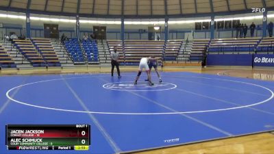 157 lbs Finals (2 Team) - Alec Schmuck, Colby Community College vs Jacen Jackson, Cowley College