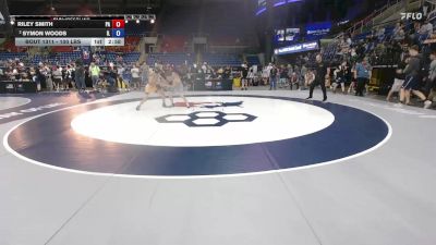 100 lbs Champ. Rd Of 32 - Riley Smith, PA vs Symon Woods, IL