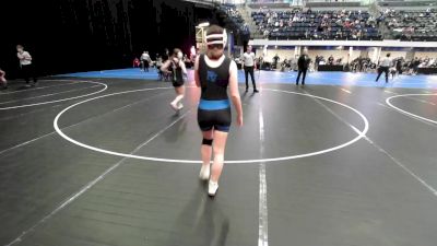 Girls 7th - 8th grade - 115 Cons. Semis - Adley Sweeting, The Royal Wrestling Club vs Kathleen Koester, Big Game Wrestling Club