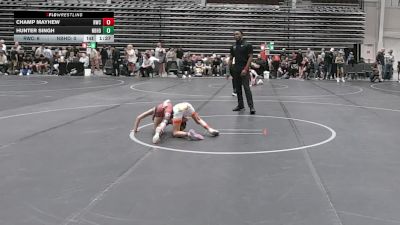 52 lbs Round 4 (8 Team) - Hunter Singh, Neighborhood Wrestling vs Champ Mayhew, Reaper WC