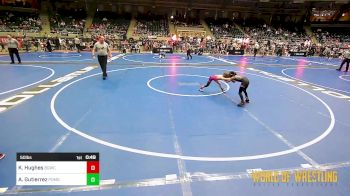 50 lbs Semifinal - Kona Hughes, Big Game WC vs Aaliyah Gutierrez, Pomona Elite