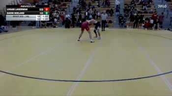 149 lbs Cons. Round 2 - Logan Lagerman, Saint Cloud State vs Davin Wieland, Iowa Lakes Community College