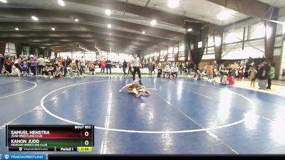 61 lbs Quarterfinal - Samuel Henstra, Juab Wrestling Club vs Kanon Judd, Morgan Wrestling Club