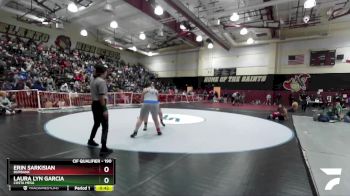 190 lbs Cons. Round 1 - Laura Lyn Garcia, Costa Mesa vs Erin Sarkisian, Burbank