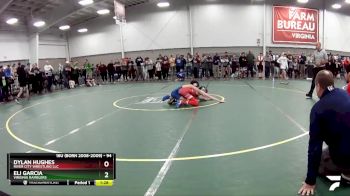 94 lbs Quarterfinal - Eli Garcia, Virginia Ramblers vs Dylan Hughes, River City Wrestling LLC