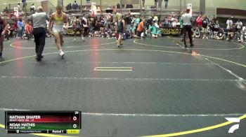200 lbs Round 1 (6 Team) - Noah Mathis, MO Outlaws vs Nathan Shafer, Beast Mode WA