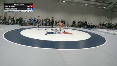 55 kg Champ. Rd Of 128 - Jack Koenig, Team 312 Wrestling Club vs Roman Tuttle, Wichita Training Center