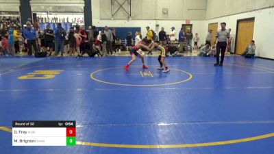 78 lbs Round Of 32 - Dylan Frey, Albert Gallatin vs Mason Brignoni, SHWA