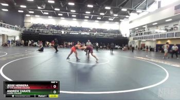 184 lbs Quarterfinal - Jesse Herrera, Mt San Antonio College vs Andrew Zarate, Lassen College