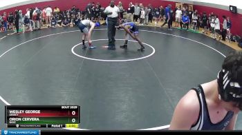 129-131 lbs Semifinal - Wesley George, Legacy vs Orion Cervera, Basic