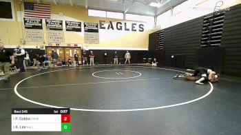 170 lbs Consi Of 4 - Patrick Dobbs, Trumbull vs Alton Lee, Hall