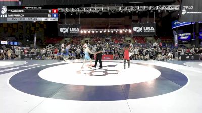 120 lbs Champ. Rd Of 128 - Zahn Beal, WI vs Ian Puhach, MA