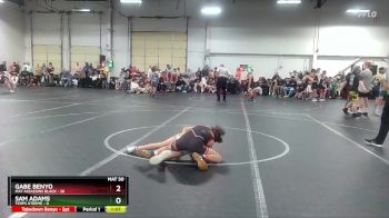 92 lbs Round 2 (4 Team) - Gabe Benyo, Mat Assassins Black vs Sam Adams, Terps Xtreme
